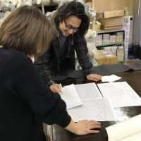 いつもお世話になっている縫製所アートケイさん