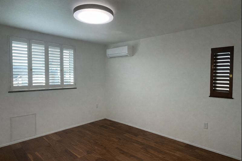 ウッドシャッター ルーバー全開