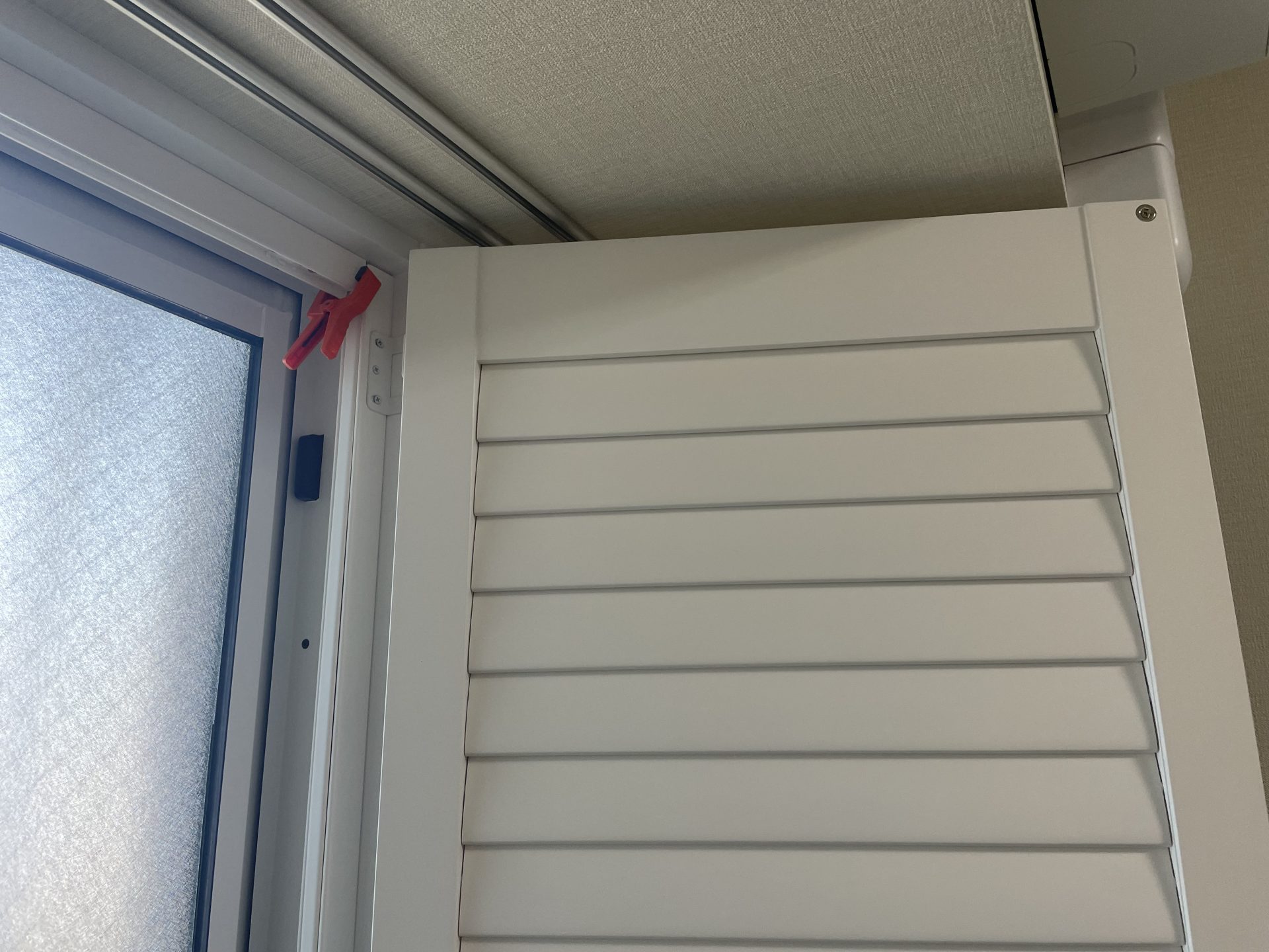 ウッドシャッター 施工風景