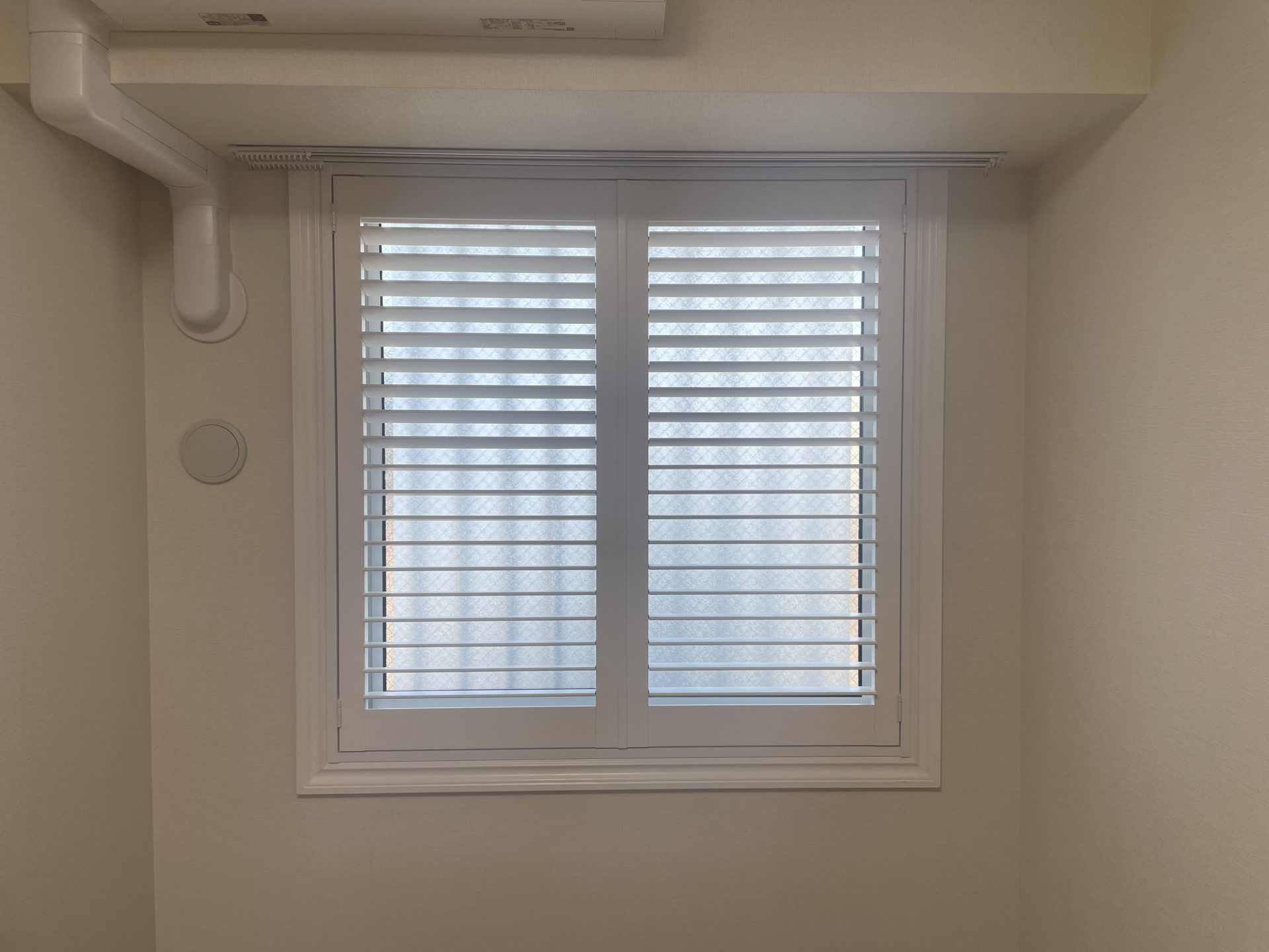 ウッドシャッター 施工完了