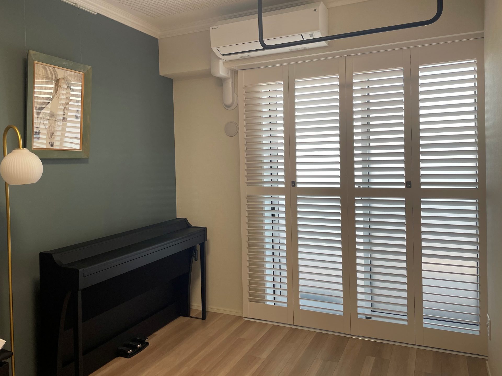 ウッドシャッター採光風通し