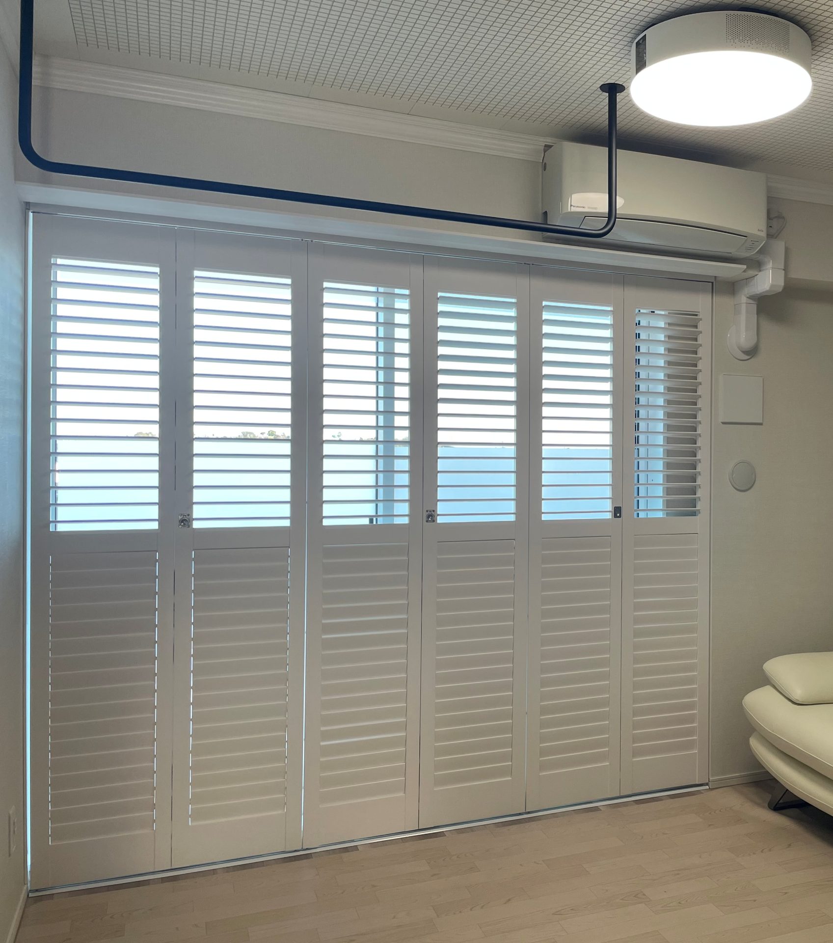 ウッドシャッター開閉イメージ