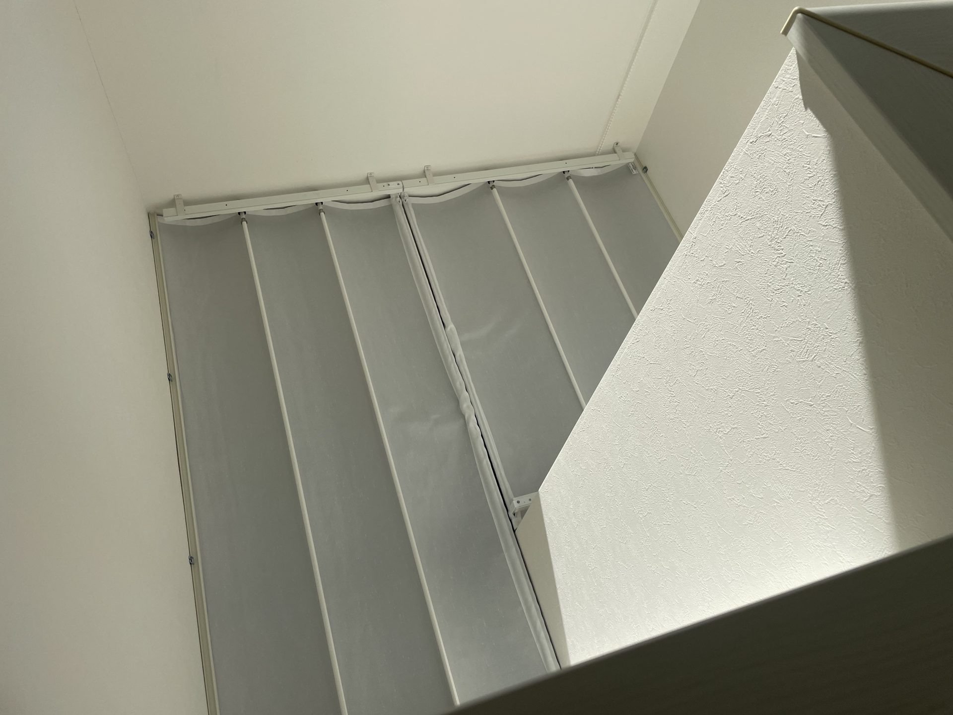 天幕カーテン両開の上からの様子