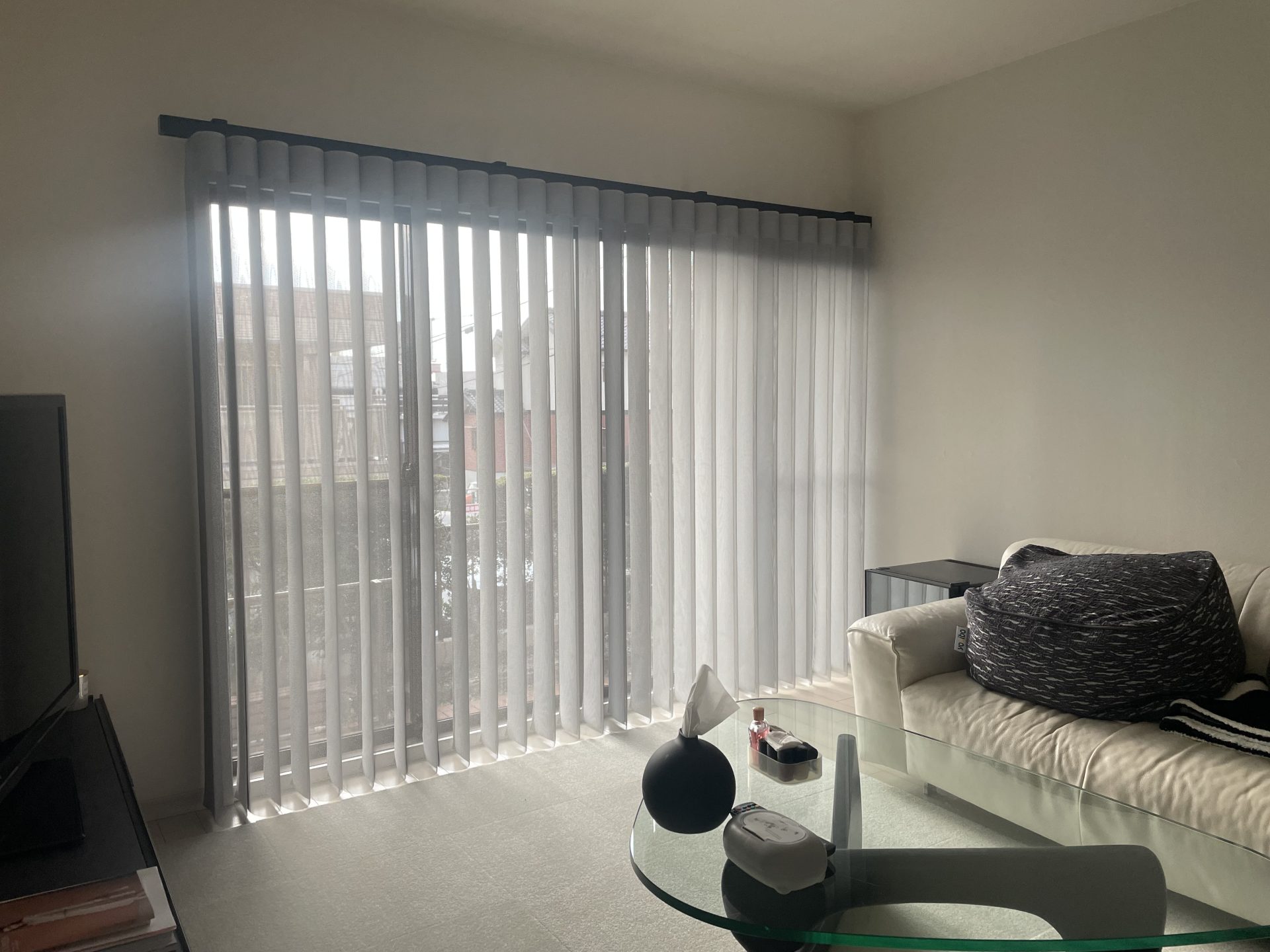 スマートドレープシェード クラールN フレンチシルバー リビング