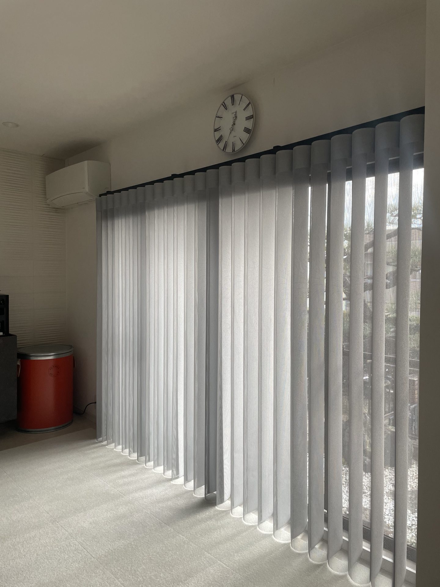 スマートドレープシェード ダイニング南窓