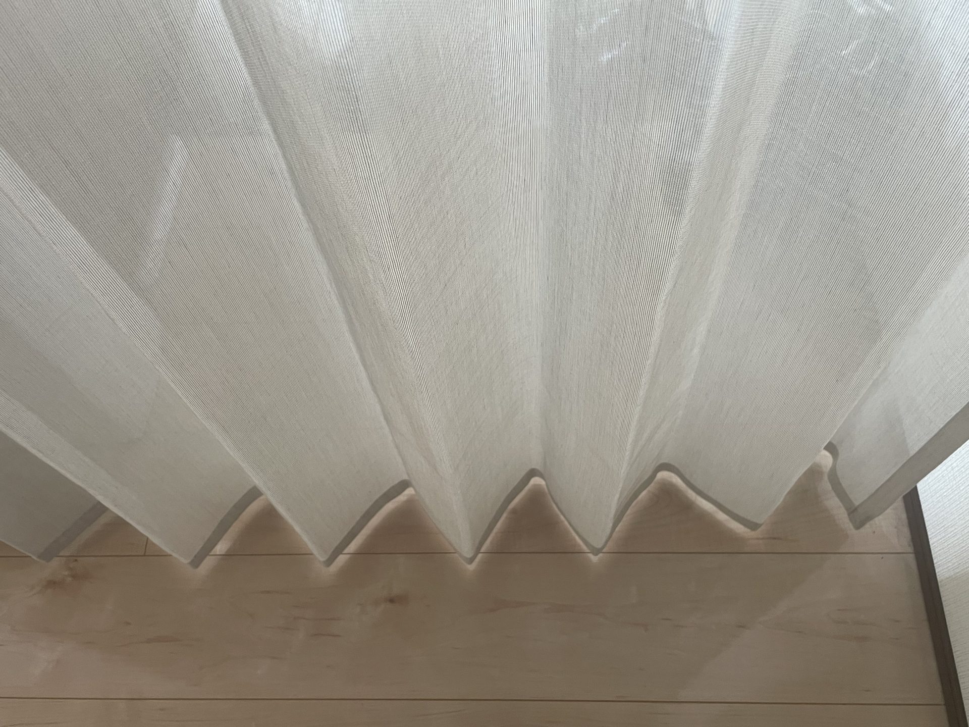 ウェーブスタイルに形態安定加工を施した様子