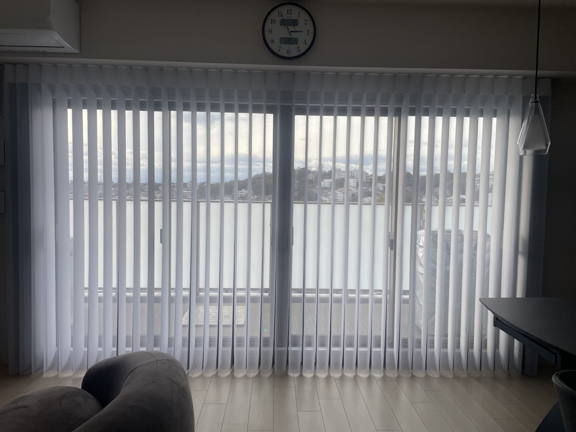 スマートドレープシェード 採光状態