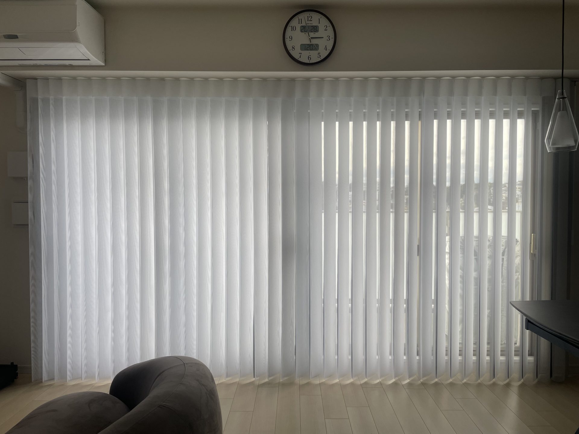 スマートドレープシェード 調光操作