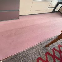 オーダーカーペットをキッチン流し台前に置き敷き