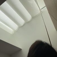 高窓の日差し対策に天幕カーテン