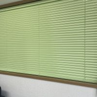 事務所のアルミブラインド事例とクリーニング