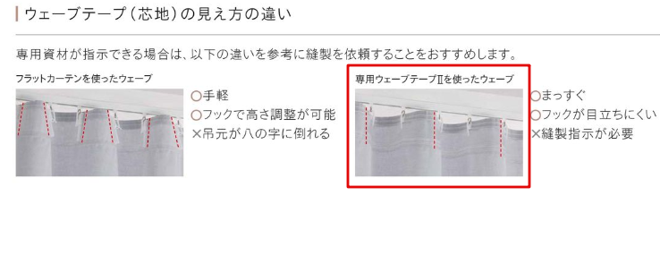 ウェーブスタイル吊元専用資材